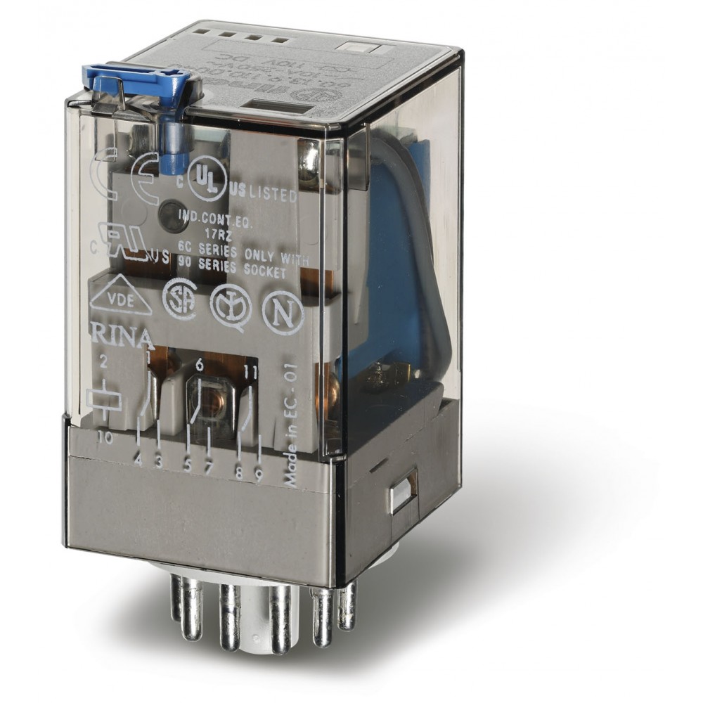 RELAIS 3RT 10A 24DC BT+LED+DIODE