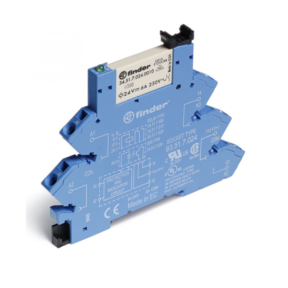 INTERFACE MOD RELAIS STATIQ 1NO 2A ENT 24DC SO 24DC CAGE
