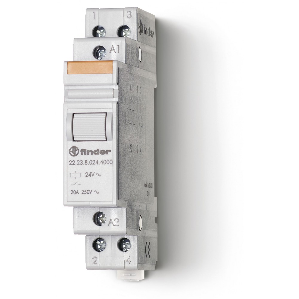 CONTAC MOD 24VAC/DC 2NO 25A AGSN02 IM+LED avc SELECT