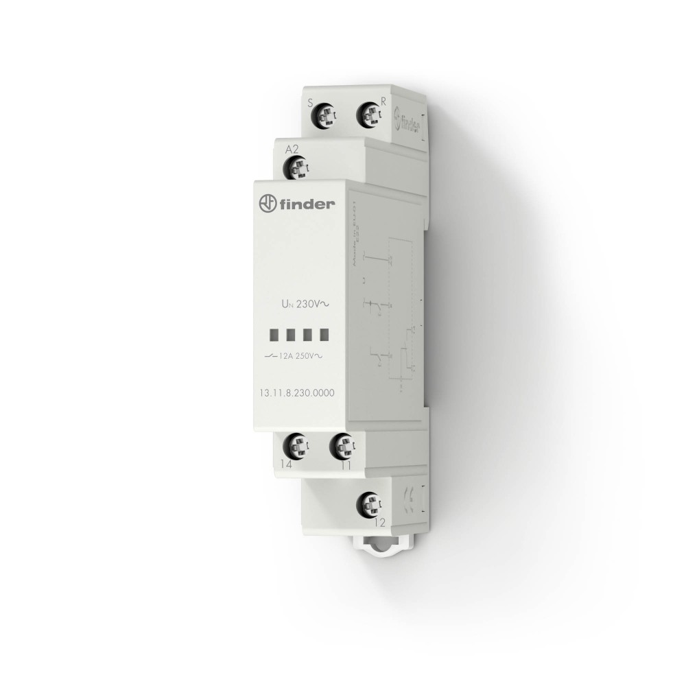 REL BISTABLE 1 INV + 1NO 8A 12V ACDC
