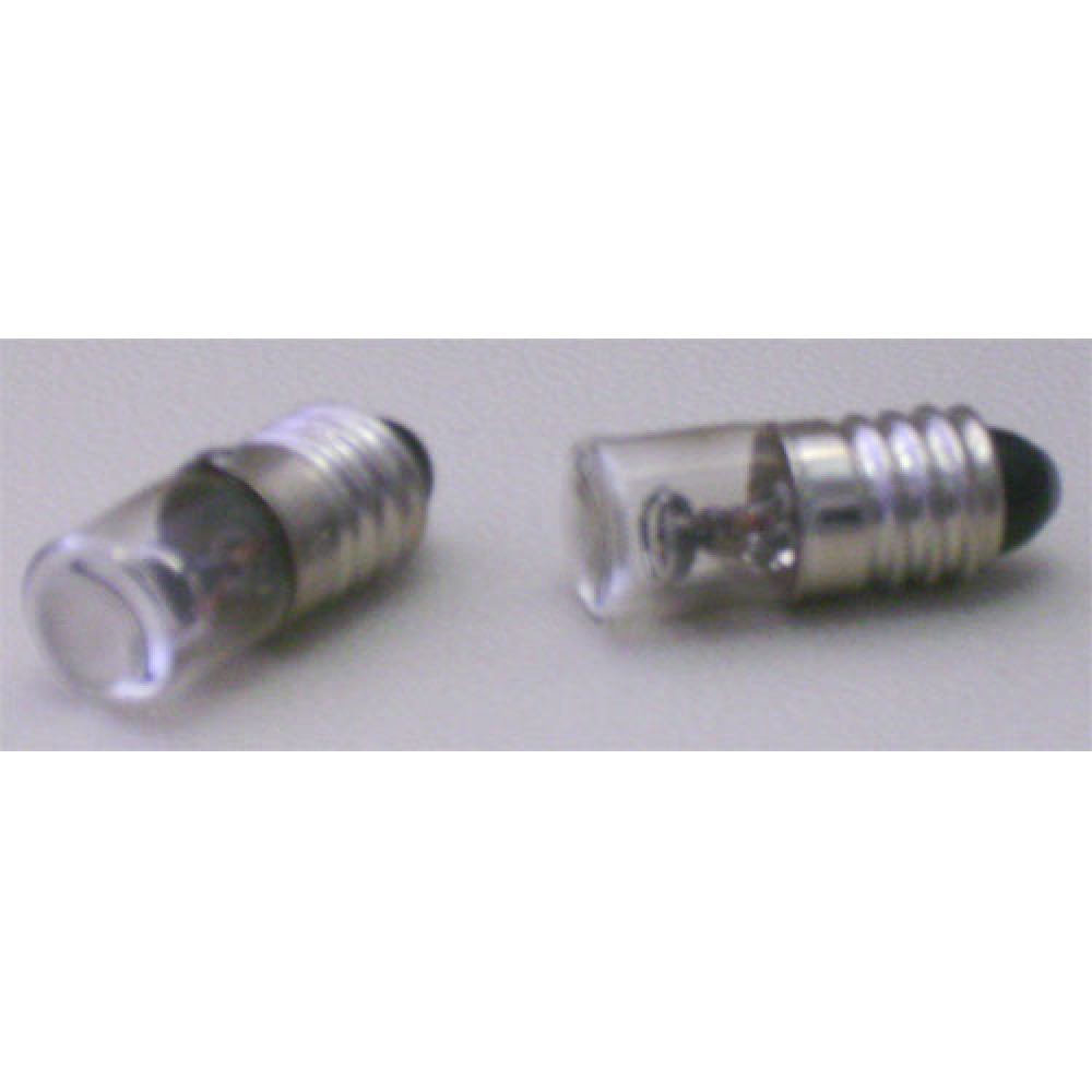 LAMPE CULOT E10-NEON 65V + LENTILLE