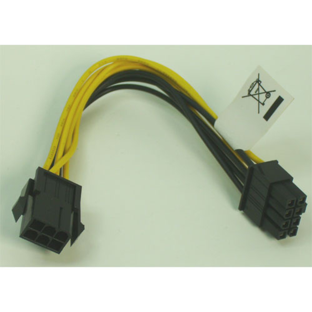 ADAPTATEUR PCIE 6 BR. > ATX 12VDC 8 BR.