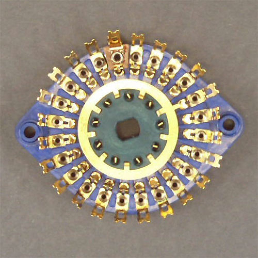 GALETTE PLASTIQUE 24 POS. / 1 CIRCUIT