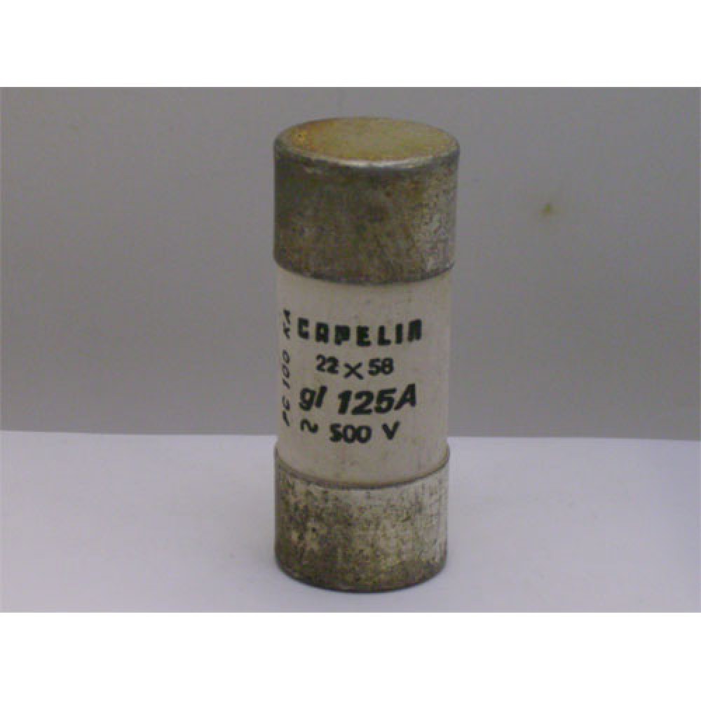 FUSIBLE  125AMP   22X58MM   LOT 2 PIECES