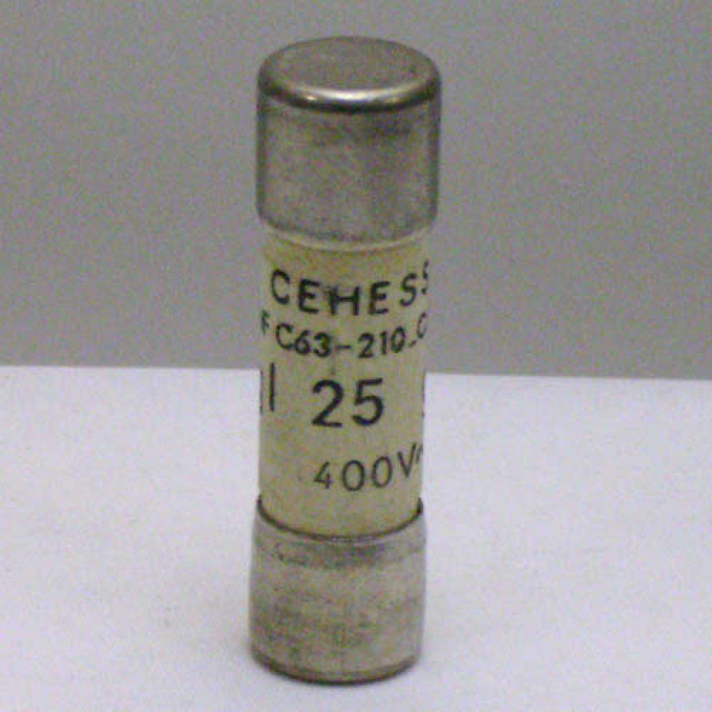 FUSIBLE  25AMP  10,3X38MM  LOT 10 PIECES