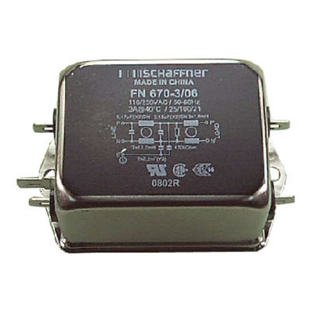 FILTRE EMI 3AMP 110/250VAC 50/60HZ
