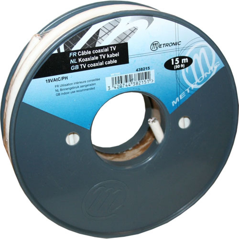 CABLE COAXIAL TV 75OHMS RX:15 METRES