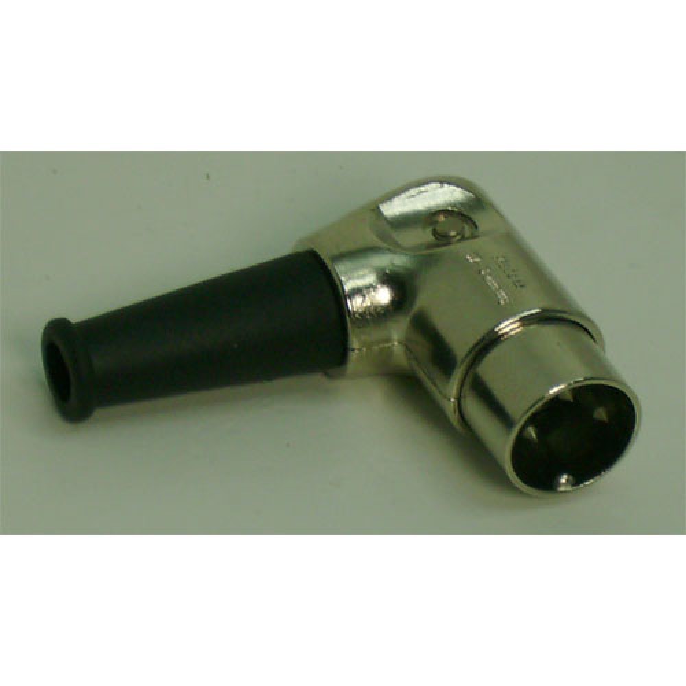FICHE DIN METAL - MALE - 3BR COUDEE 90°