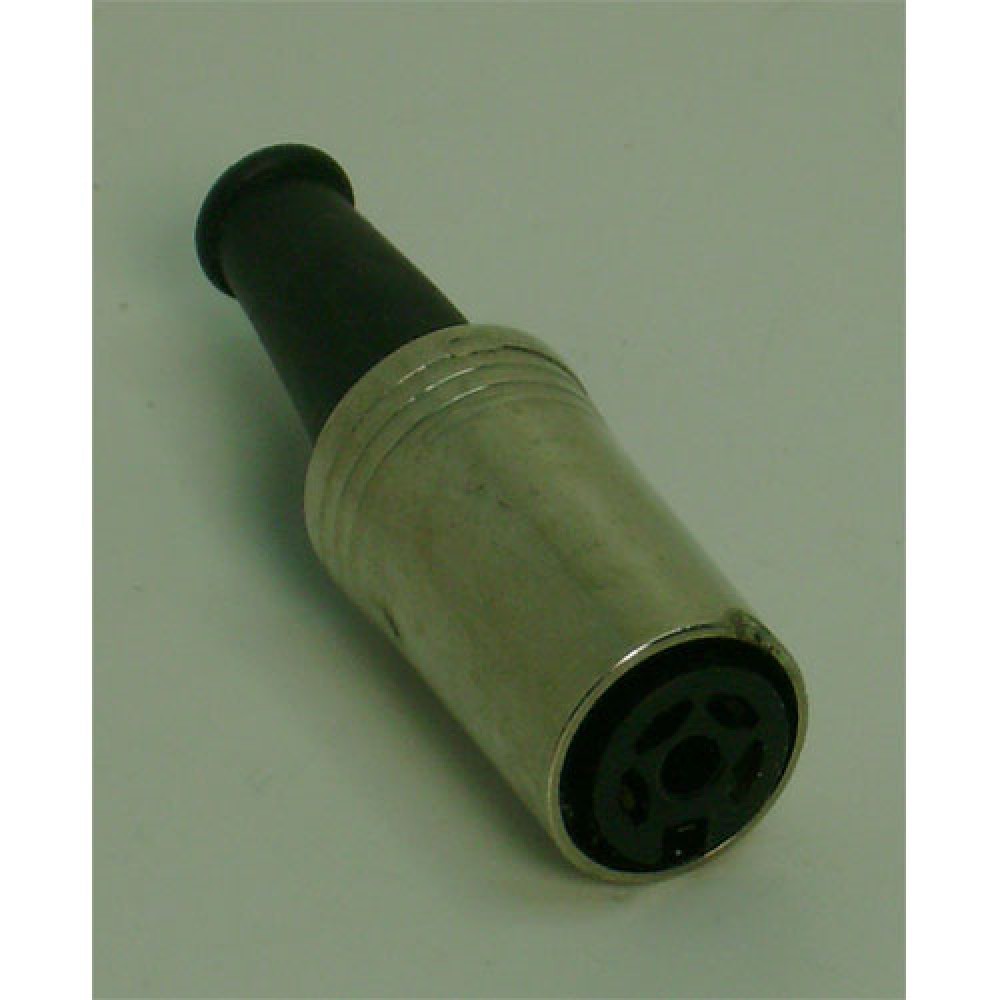FICHE DIN METAL - FEMELLE - 4 BROCHES