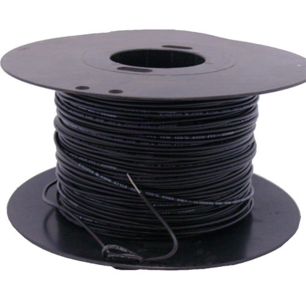 FIL DE CABLAGE  0,32MM²  NOIR LONG:165 M
