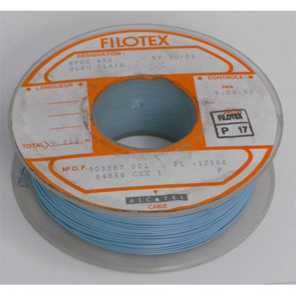 FIL DE CABLAGE SOUPLE 0,12MM² - 250 M