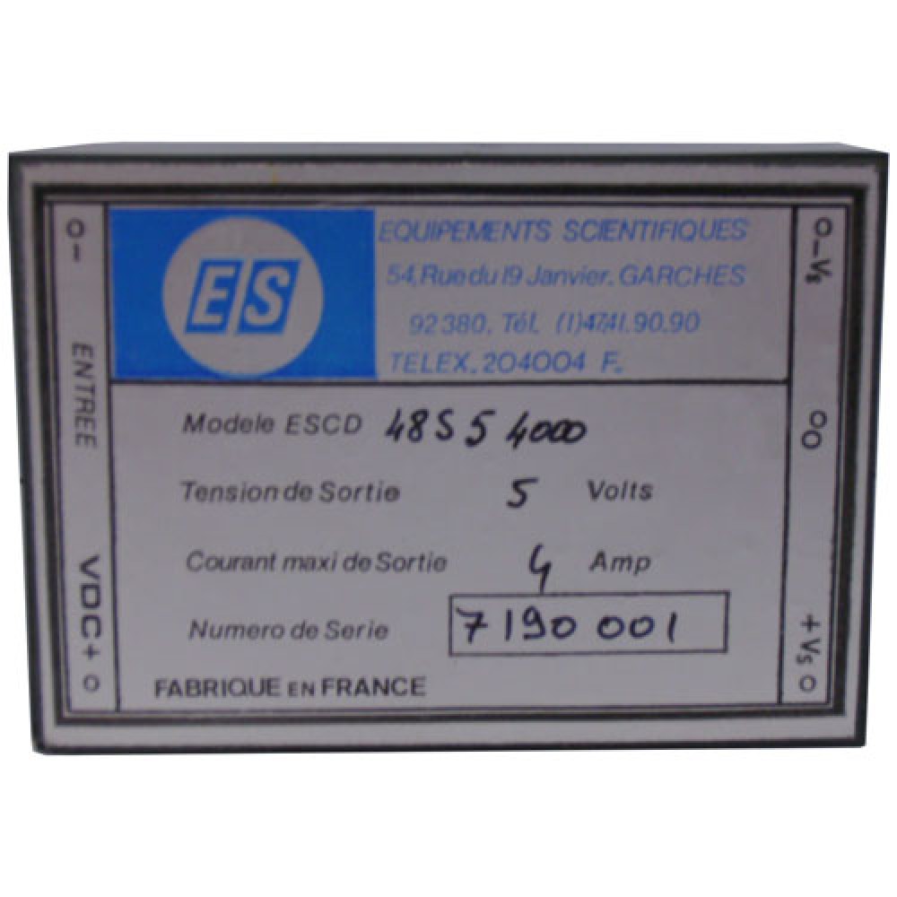 ALIMENTATION ENCAPSULEE 48VDC>>5VDC/4AMP