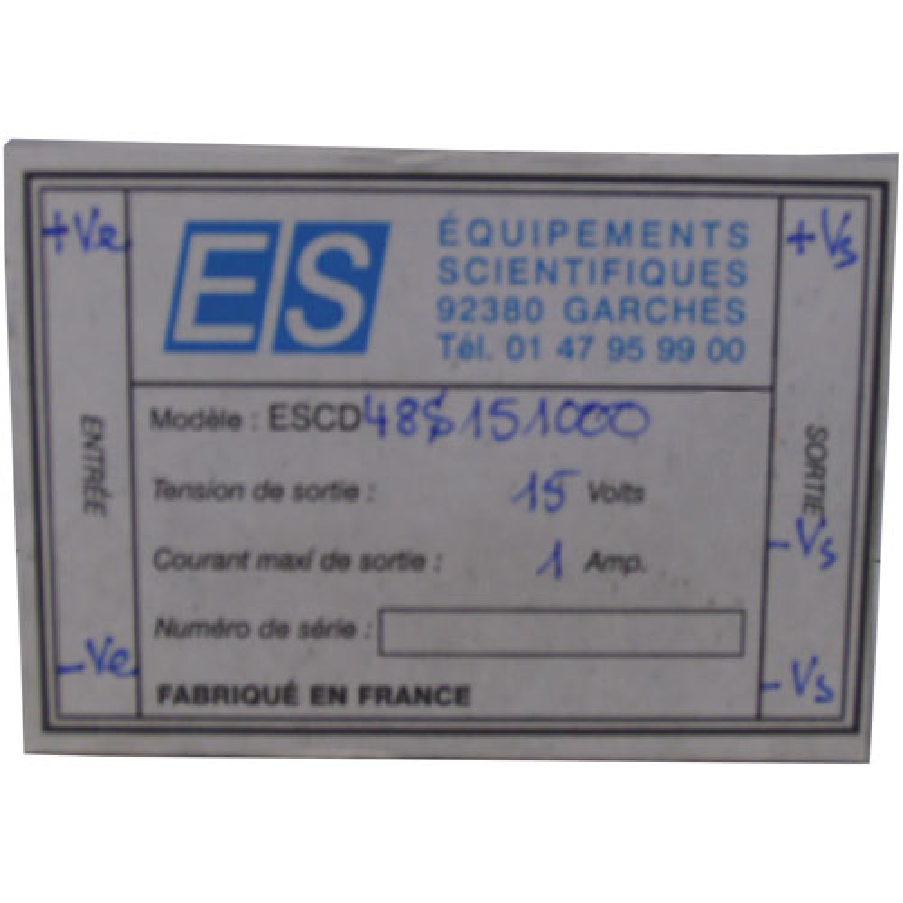 ALIMENTATION ENCAPSULEE 48V>+/-15V/1AMP