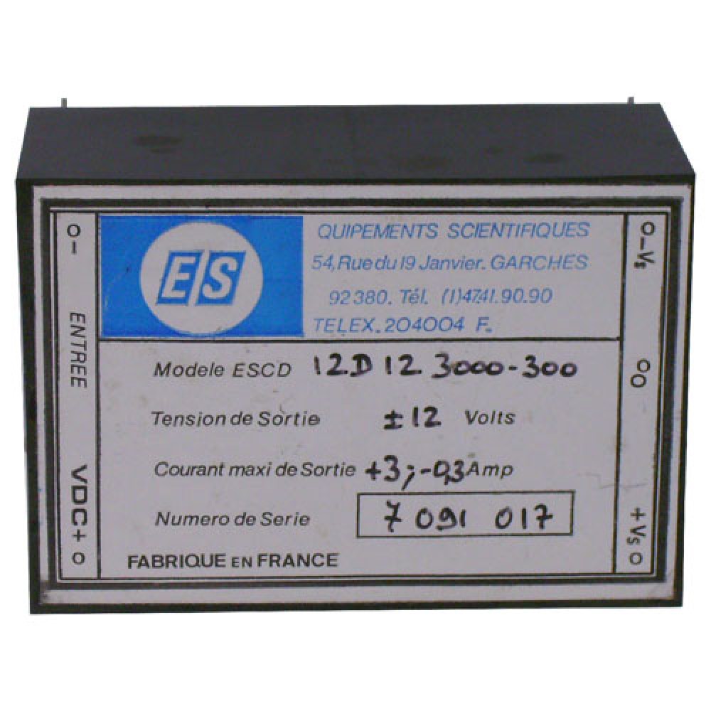 ALIMENTATION ENCAPS. 12VDC >12V/3A...ETC