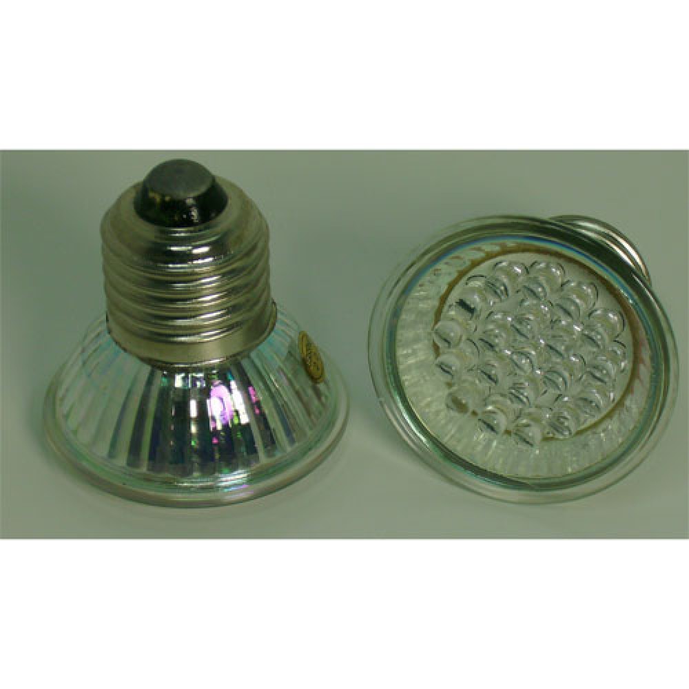 LAMPE 20 LEDS BLANCHES - E27- 1W- 220VAC