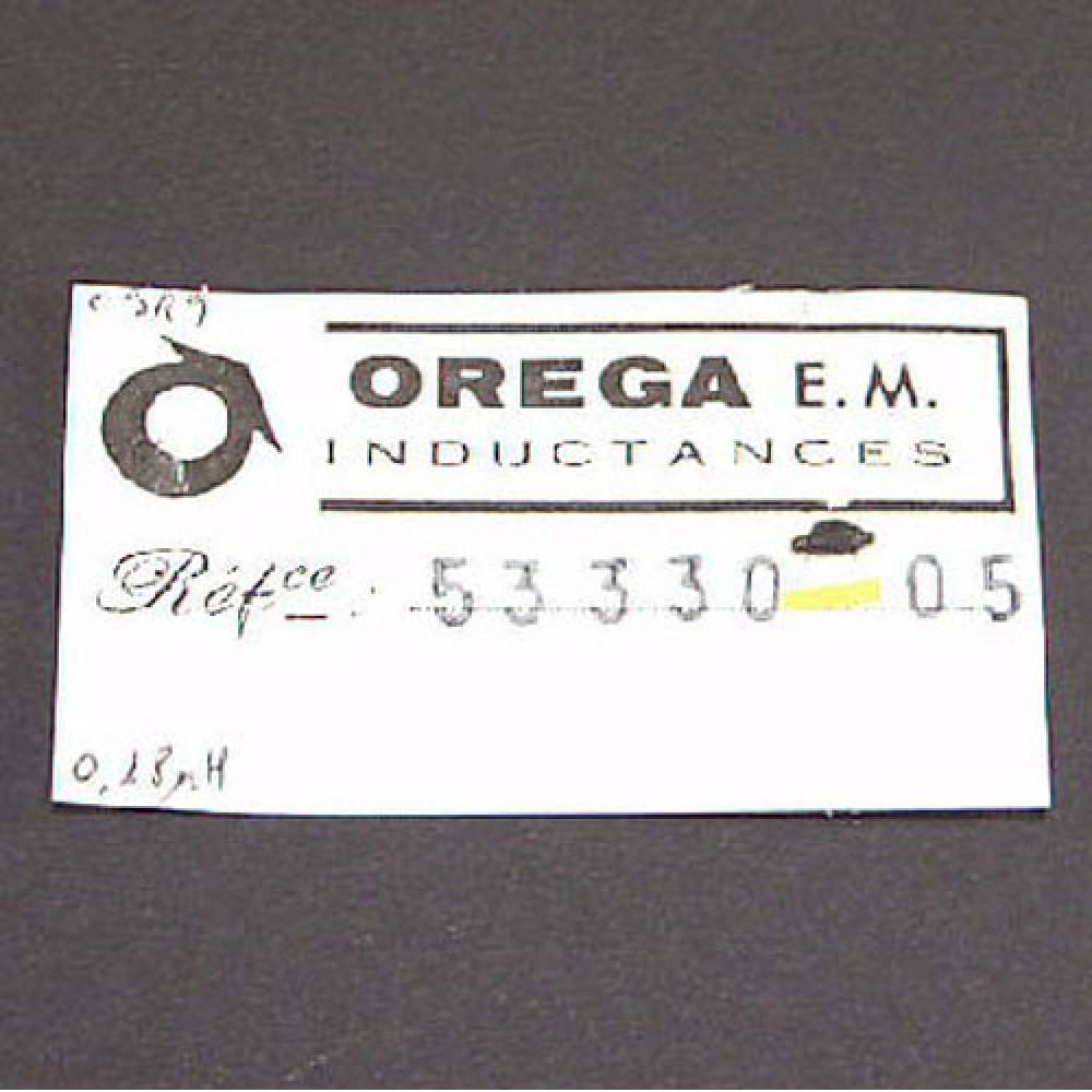 SELF SUBMINIATURE 0,18µH OREGA  LOT 3P