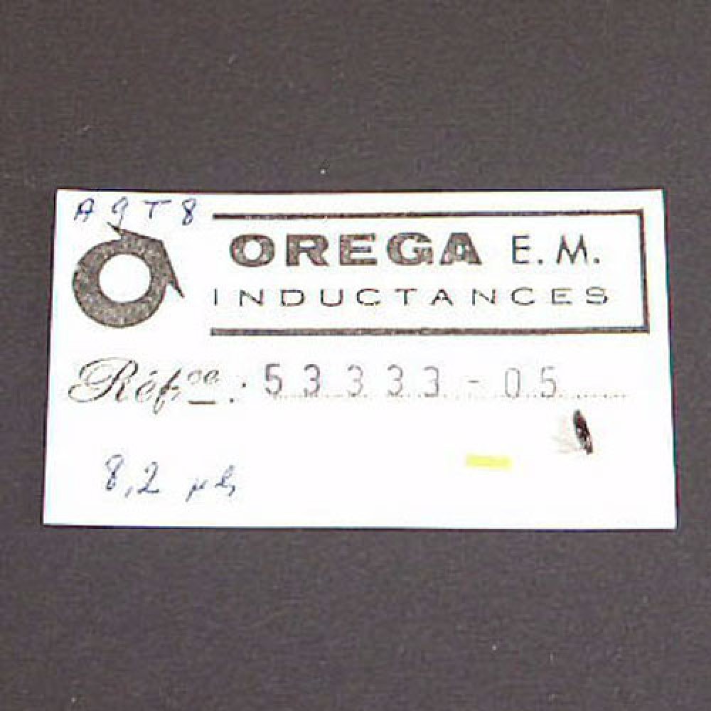 SELF SUBMINIATURE 8,2µH  OREGA  LOT 3P