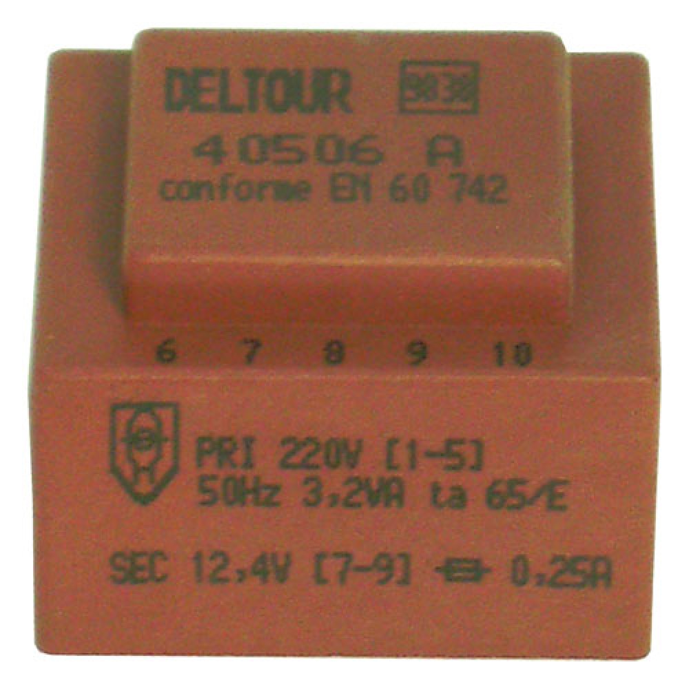 TRANSFO MOULE CI - 0 / 12,4 VAC - 3,2 VA