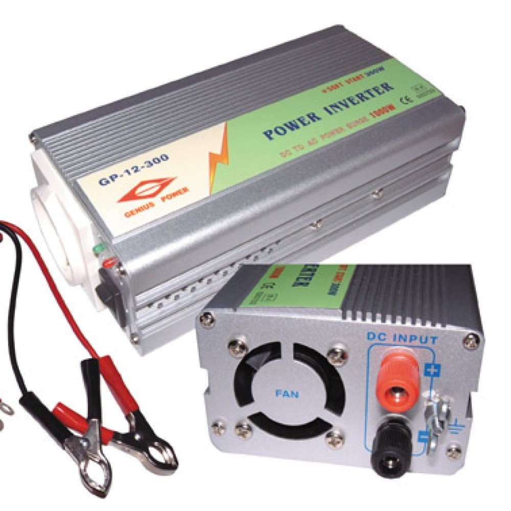 CONVERTISSEUR 300W 12VDC - 230VAC GENOIS