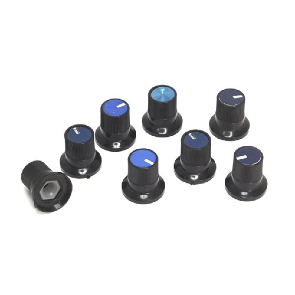 BOUTON AXE 6MM AUTO-SERRANT 19X19MM 8P