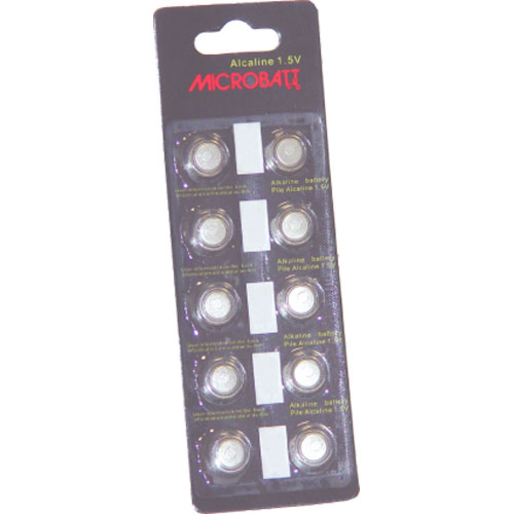 BLISTER DE 10 PILES BOUTON 626 377 1.5V