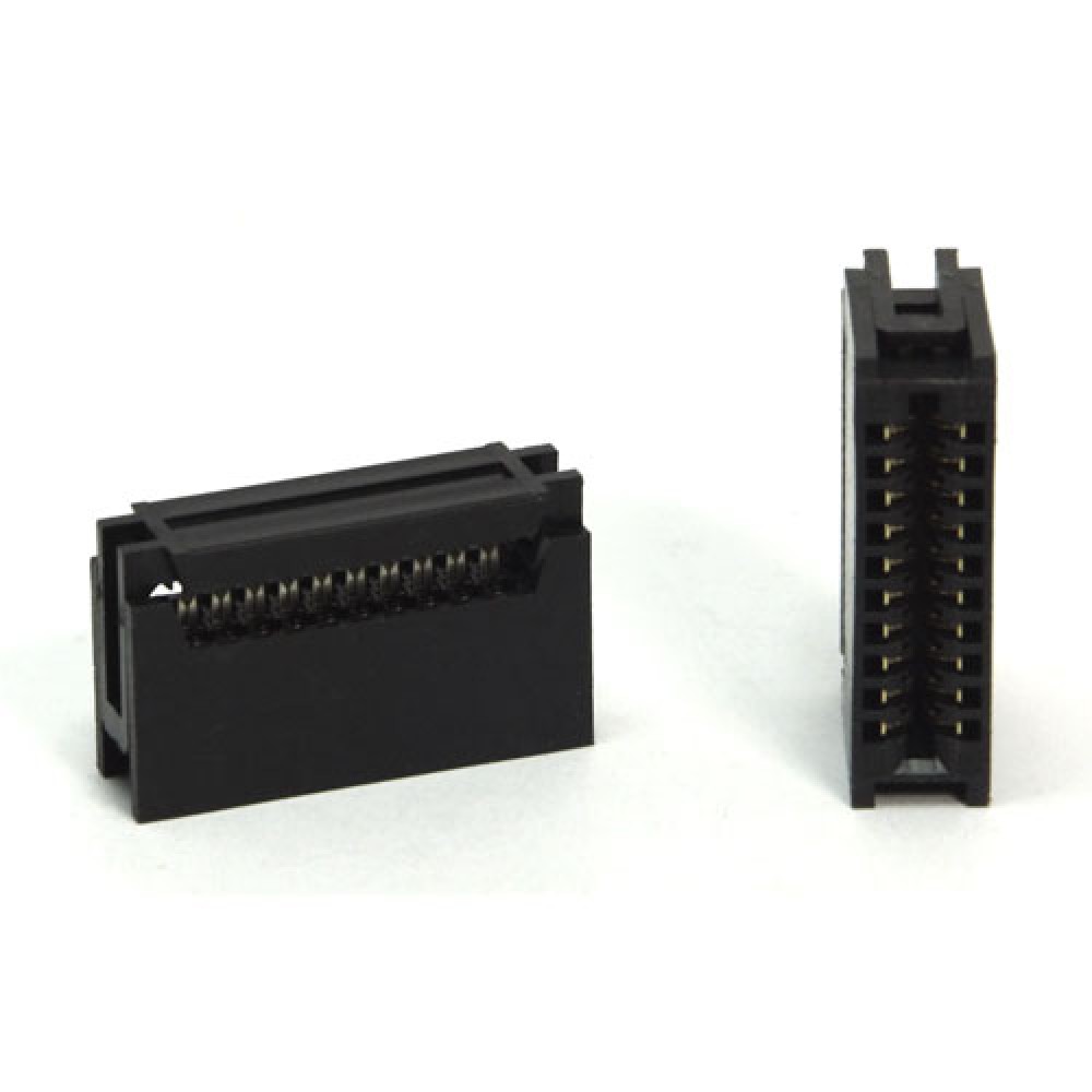 CONNECTEUR HE9 FEM.A SERTIR 2X10PTS 2-54