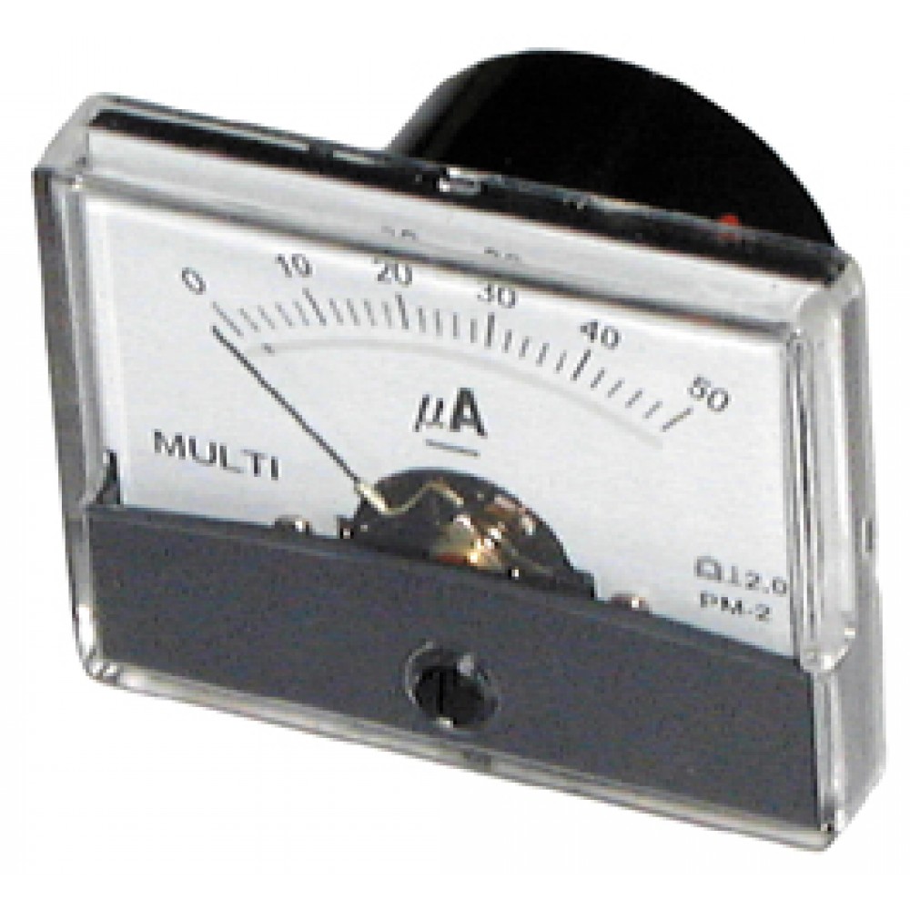 GALVANOMETRE AMPEREMETRE 500MA 60X47