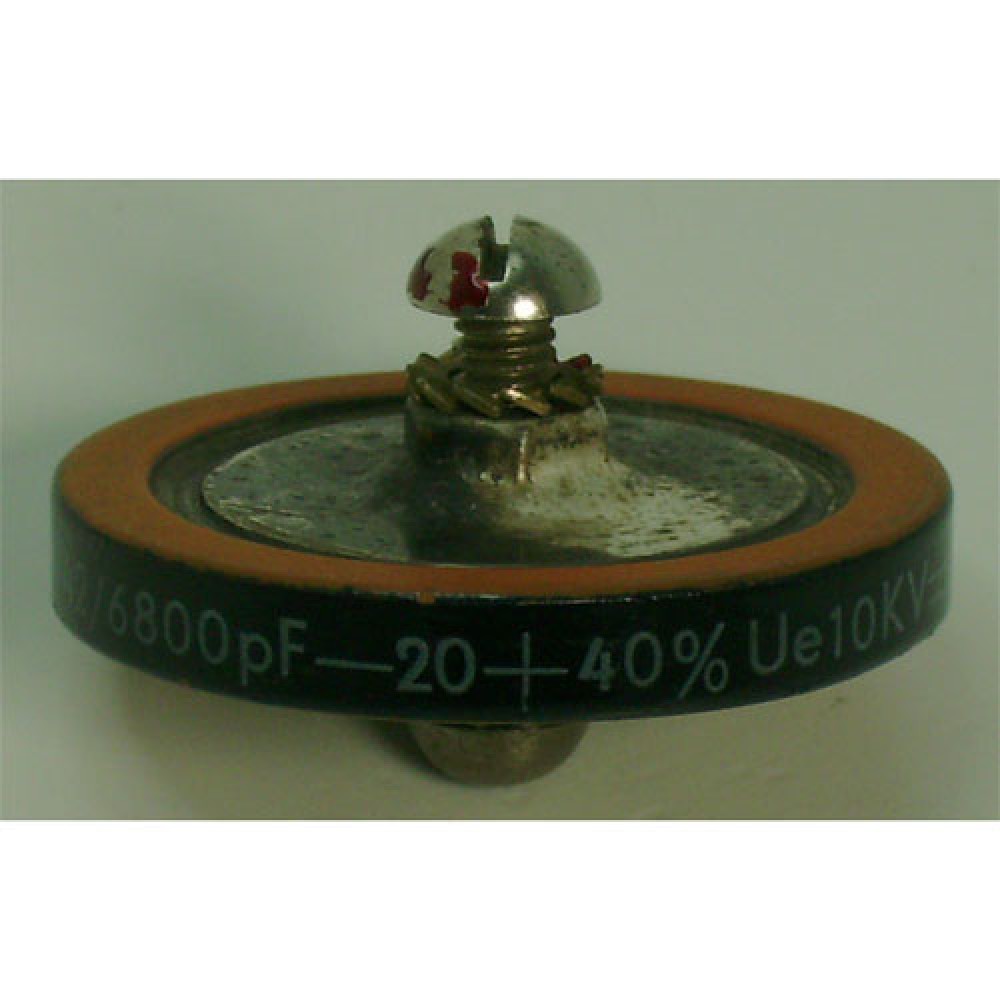 CONDENSATEUR ASSIETTE - 6,8NF  UE10KVDC
