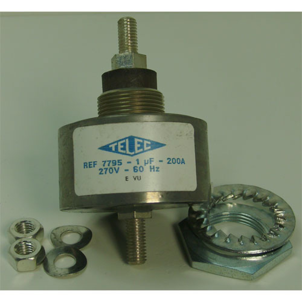 CONDENSATEUR TRAVERSEE 1µF-200AMP-270V