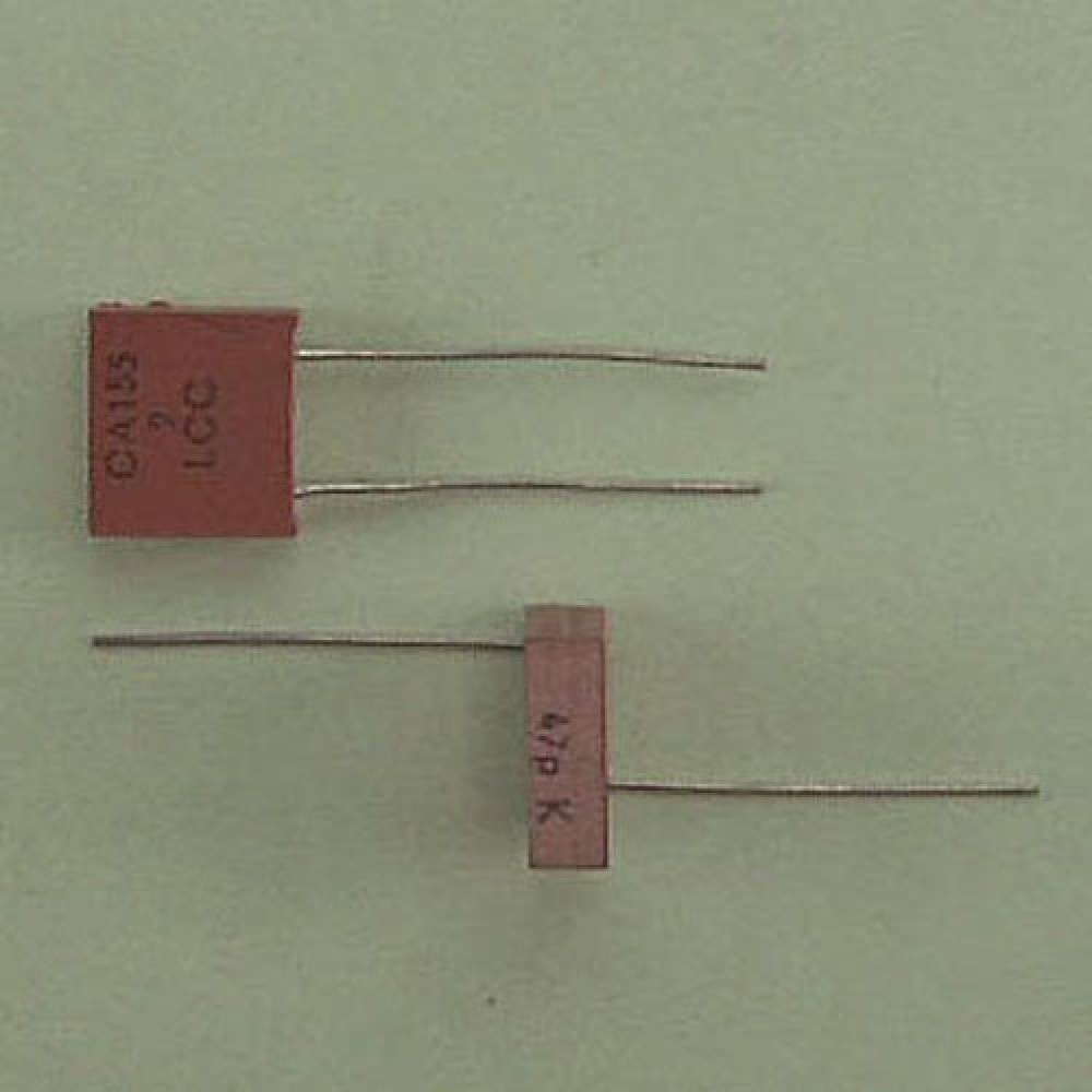 CONDENSATEUR MICA  ARGENTE 47PF 400VCC