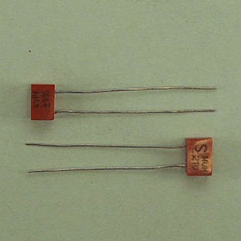 CONDENSATEUR MICA  ARGENTE 43PF 63VCC