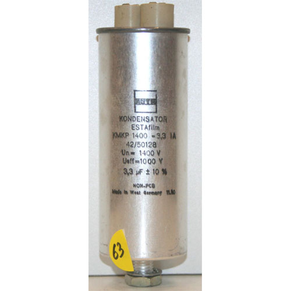CONDENSATEUR BAIN HUILE---3,3µF/1,4KVAC