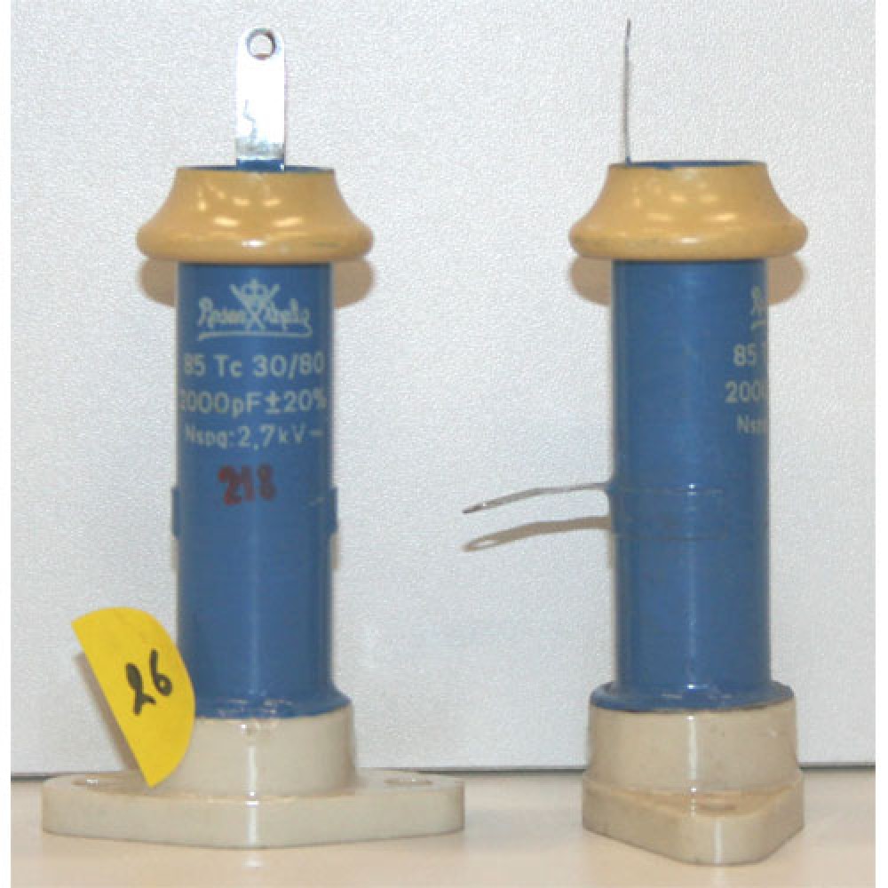 CONDENSATEUR CERA HT-2NF--2,7KV-STEATITE