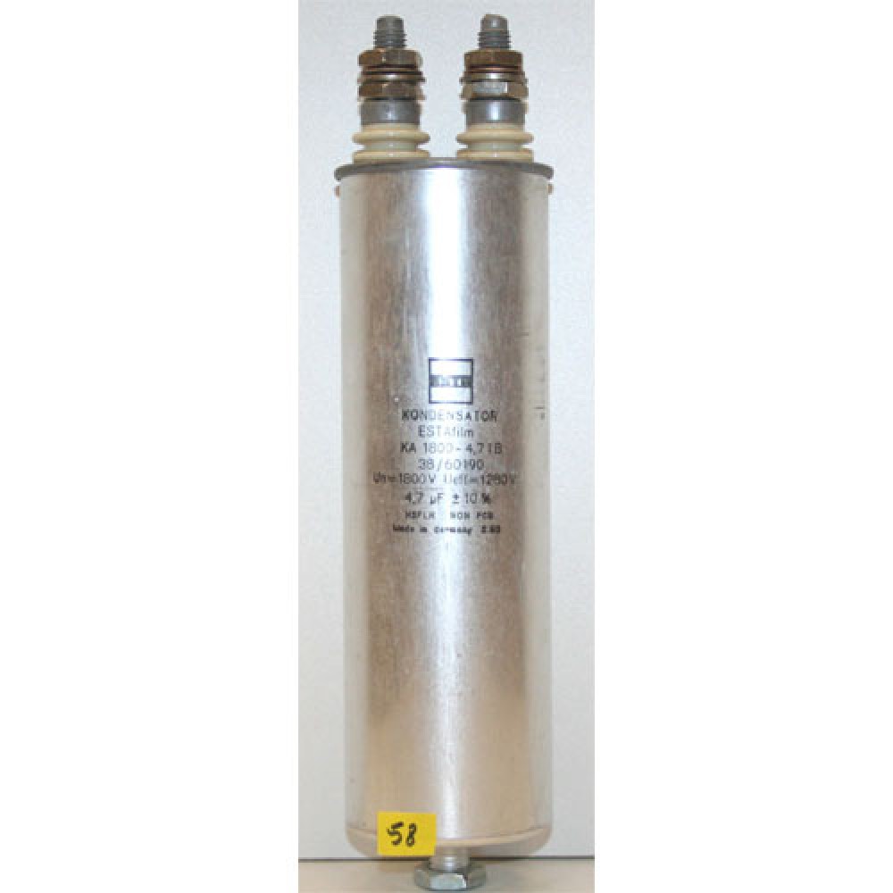 CONDENSATEUR BAIN HUILE---4,7µF/1,8KVAC