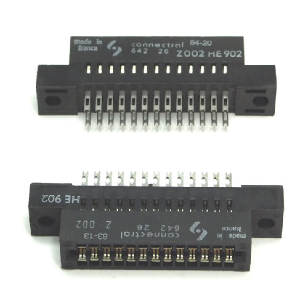 CONNECTEUR FEMELLE>COSSES 2X13PTS - 2,54