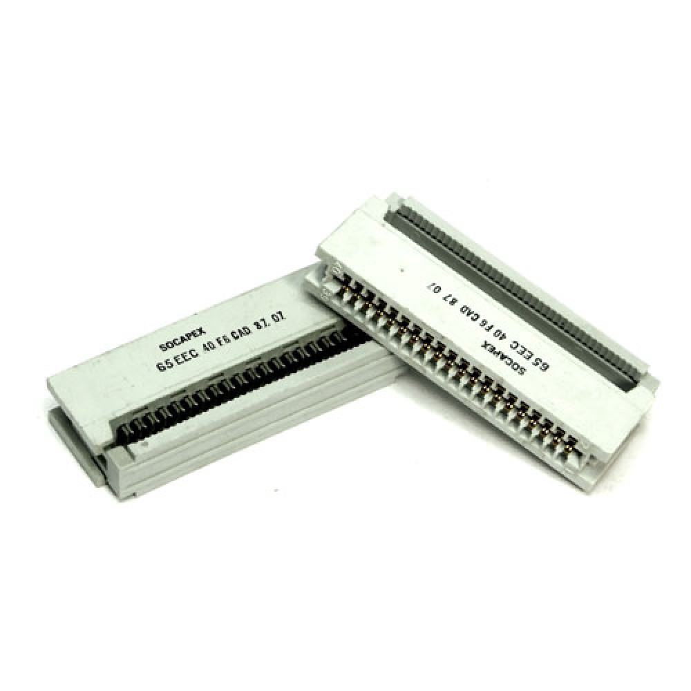 CONNECTEUR HE9 FEM.A SERTIR 2X20PTS 2-54
