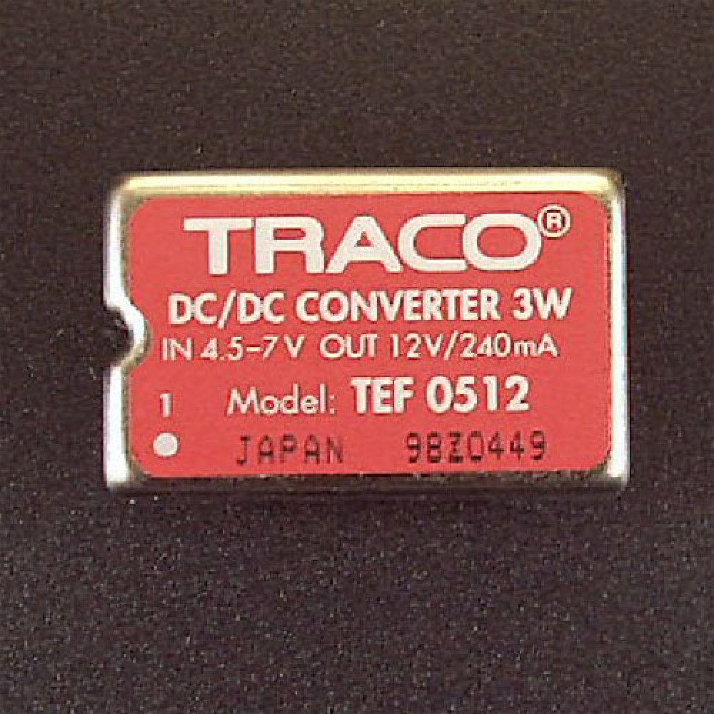 CONVERTISSEUR DIL24 6VDC >> 12VDC/240MA