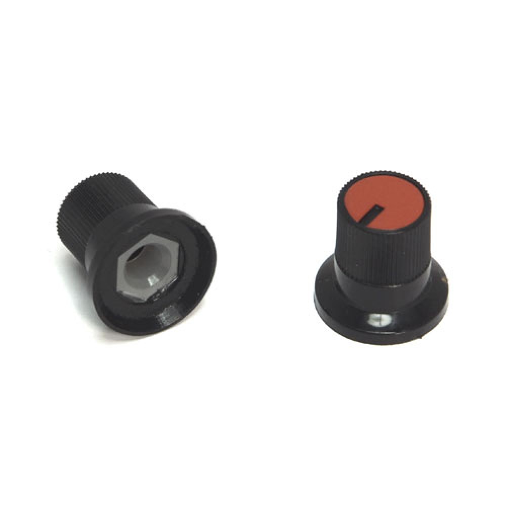 BOUTON AXE 6MM AUTO-SERRANT 19X19MM 2P
