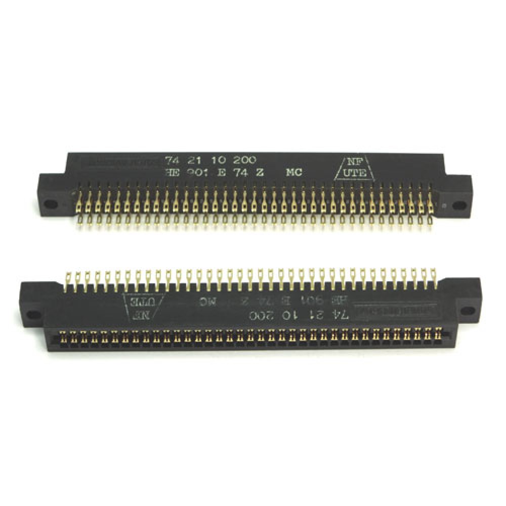 CONNECTEUR FEMELLE>COSSES 2X37PTS - 2,54