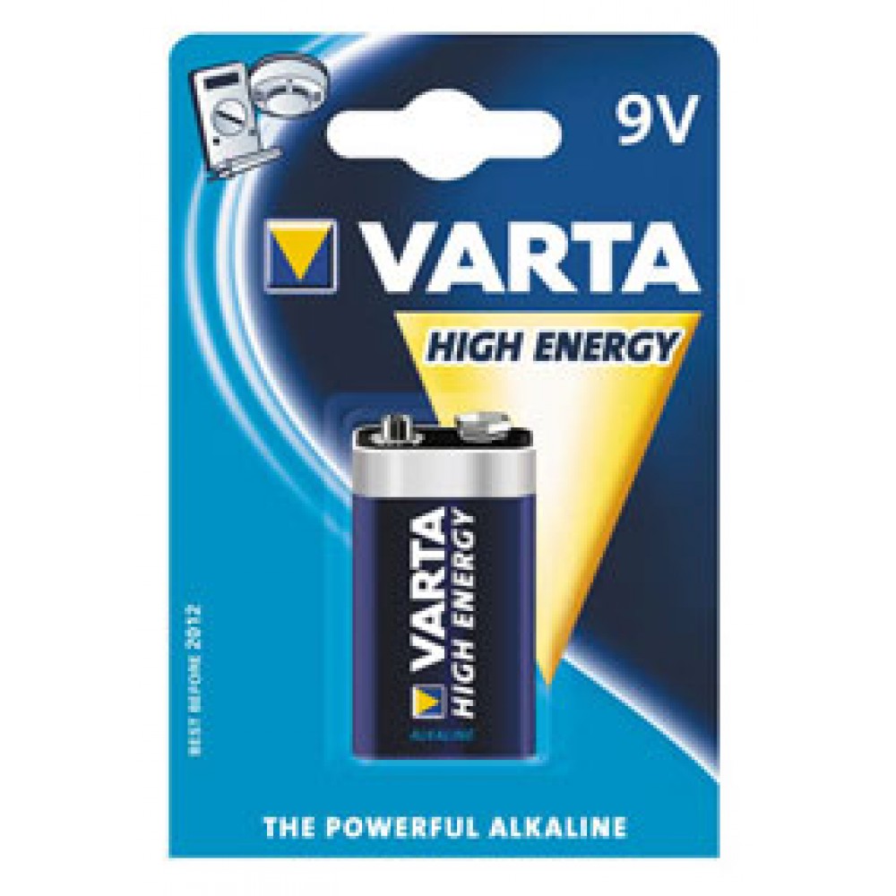 VARTA 1 PILE ALCALINE 6LR61 9V