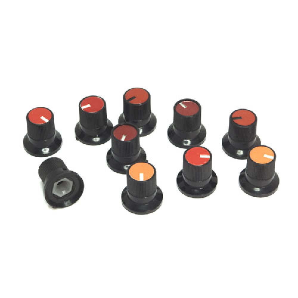 BOUTON AXE 6MM AUTO-SERRANT 19X19MM 10P