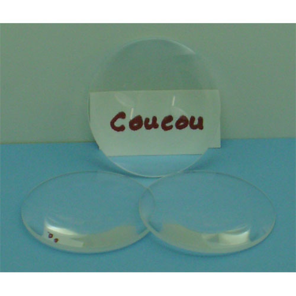 LENTILLE BI-CONVEXE  DIAM. 47MM  LOT 5 P
