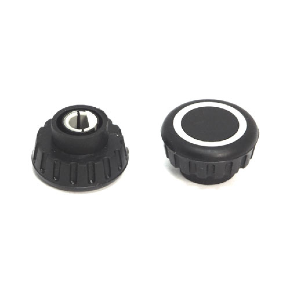 BOUTON >RETRO< AXE 6 MM 23X15MM LOT 2 P
