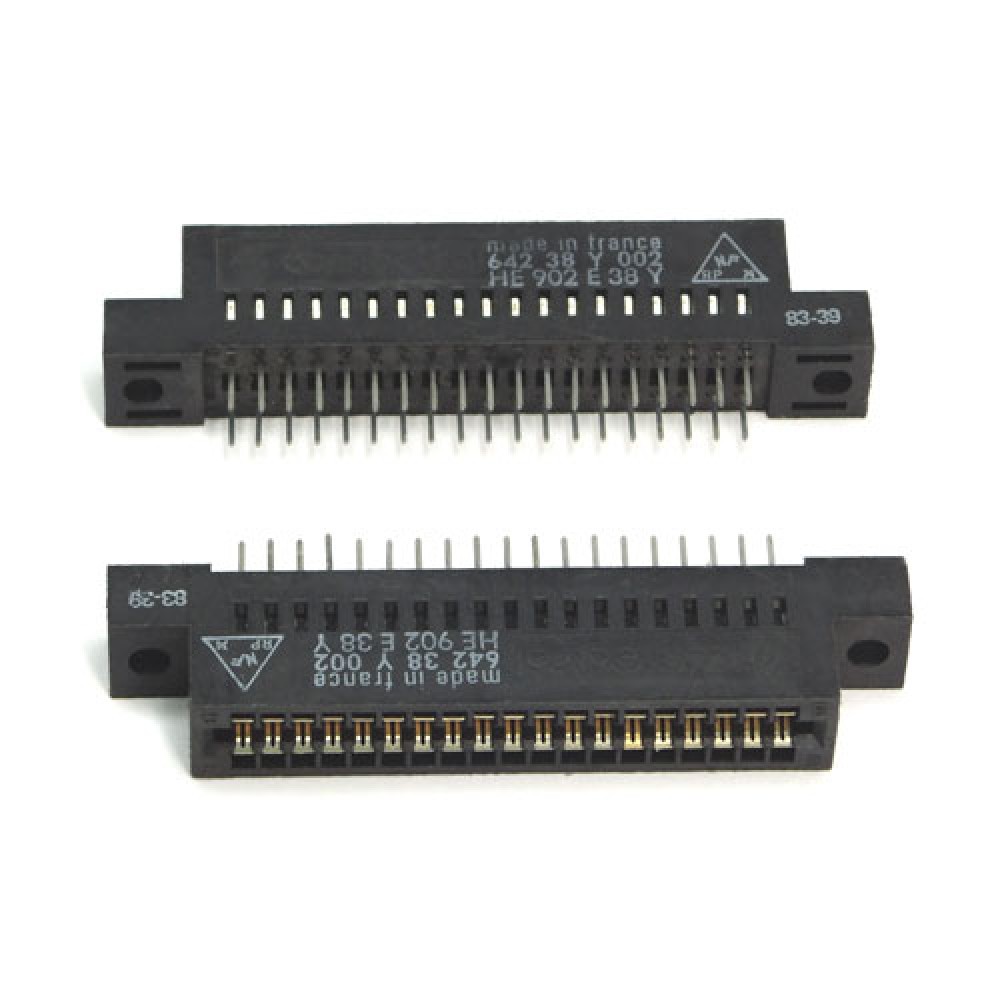 CONNECTEUR HE9 FEMELLE>CI 2X19PTS 2,54