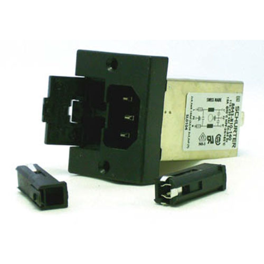 CONNECTEUR IEC 2P+T AVEC FILTRE