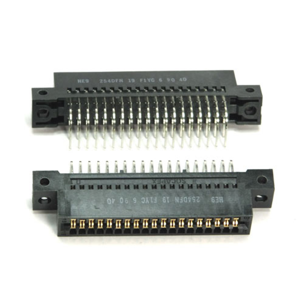 CONNECTEUR FEM. > CI COUDE 2X19PTS 2,54