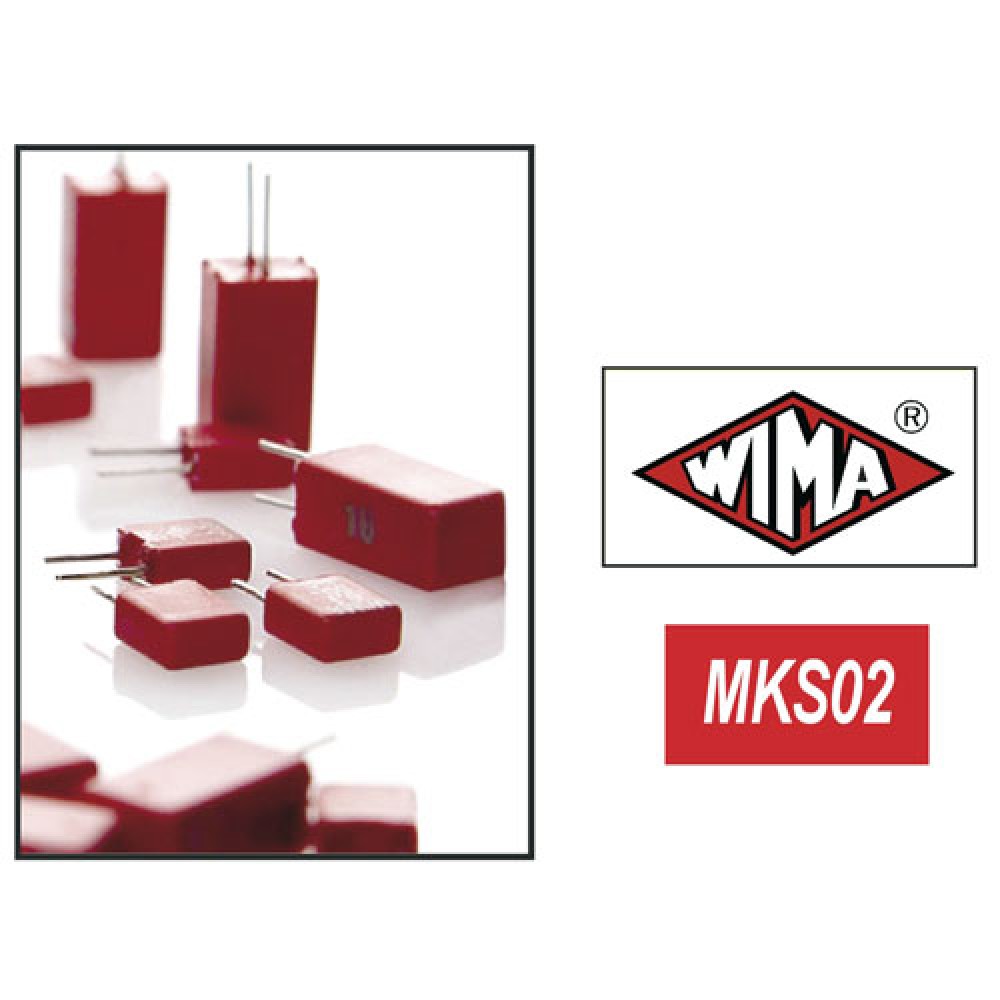 WIMA CONDENSATEUR MKS02  50V 1MF 2,5MM