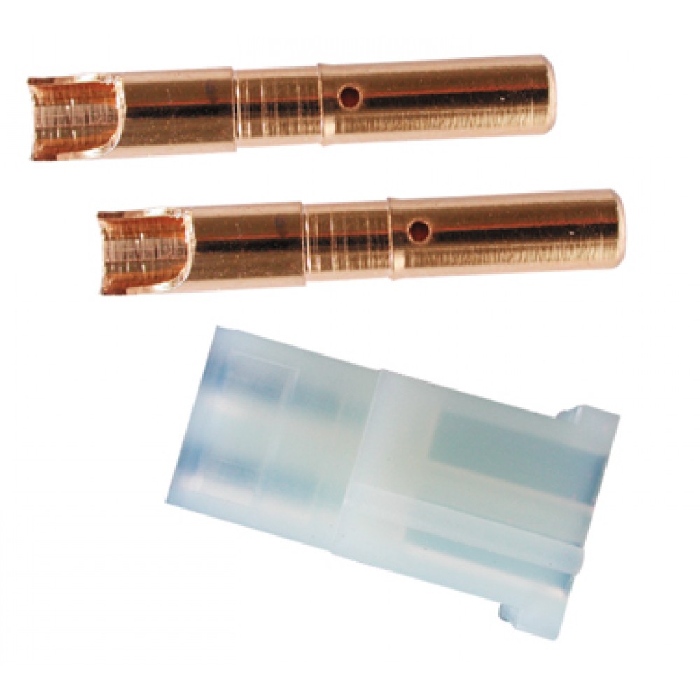 2 CONNECTEURS AMP 2,5MM MALE A2PRO 14255