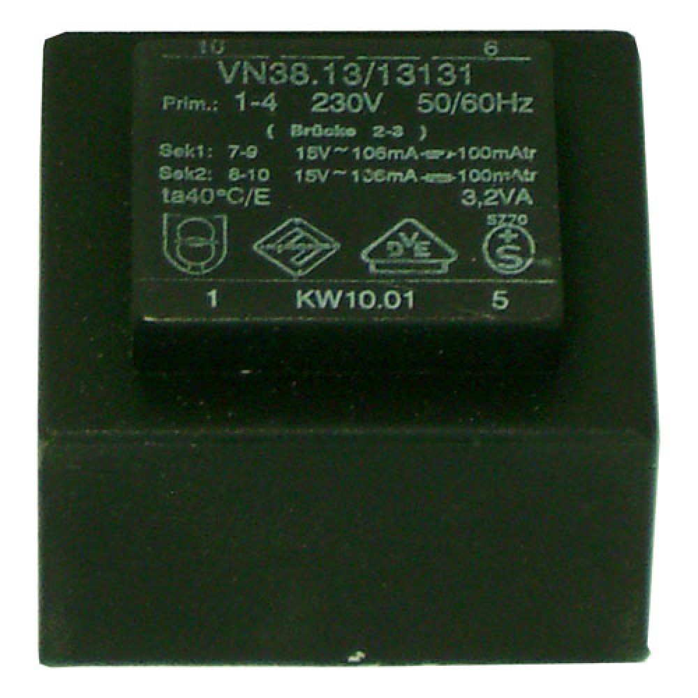 TRANSFO MOULE CI - 2X0/15 VAC - 3,2 VA