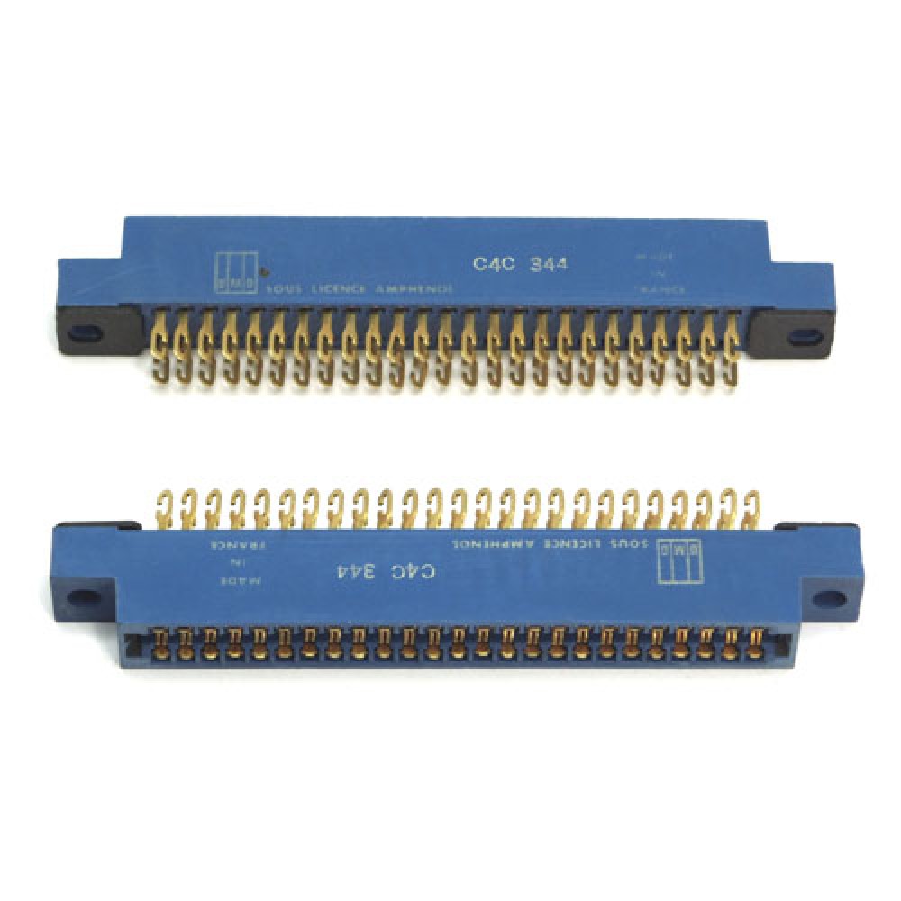 CONNECTEUR FEMELLE>COSSES 2X25PTS - 2,54